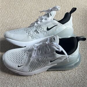 Brand new. I bought men’s instead of women’s and forgot to return them in time.